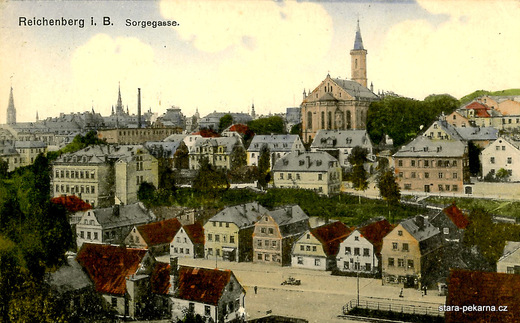 Penzion Stara Pekarna a Evangelický kostel